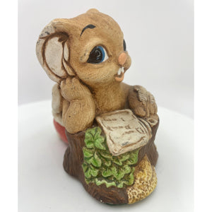 Vintage Moorcraft  Woodlander Tricia Rabbit Figurine - Made in England