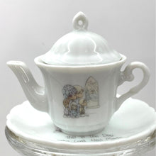 Load image into Gallery viewer, Precious Moments Miniature Tea Set, This is the Day the Lord has Made Teapot and Cup