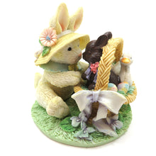 Load image into Gallery viewer, Vntg Cream &amp; Cocoa You Melt My Heart Figurine by Enesco 1992 Easter Decoration