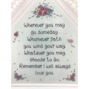 Precious Moments 1994 “I Will Always Love You” Porcelain Shelf Sitter