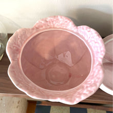 Load image into Gallery viewer, Vintage Pink Ceramic Cabbage Soup Tureen, Lidded Cabbage Bowl With Ladle