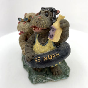 Boyds Bears - Hippolita and Hugo D. Nile...Sink or Swim, Noah's Ark Series #3