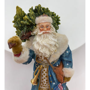 American Patriot Santa Hallmark Keepsake Ornament Holiday Memory 2003