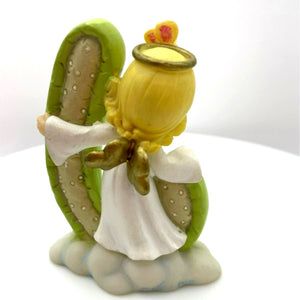 Precious Moments Joyful "J" Angel Figurine - 2002