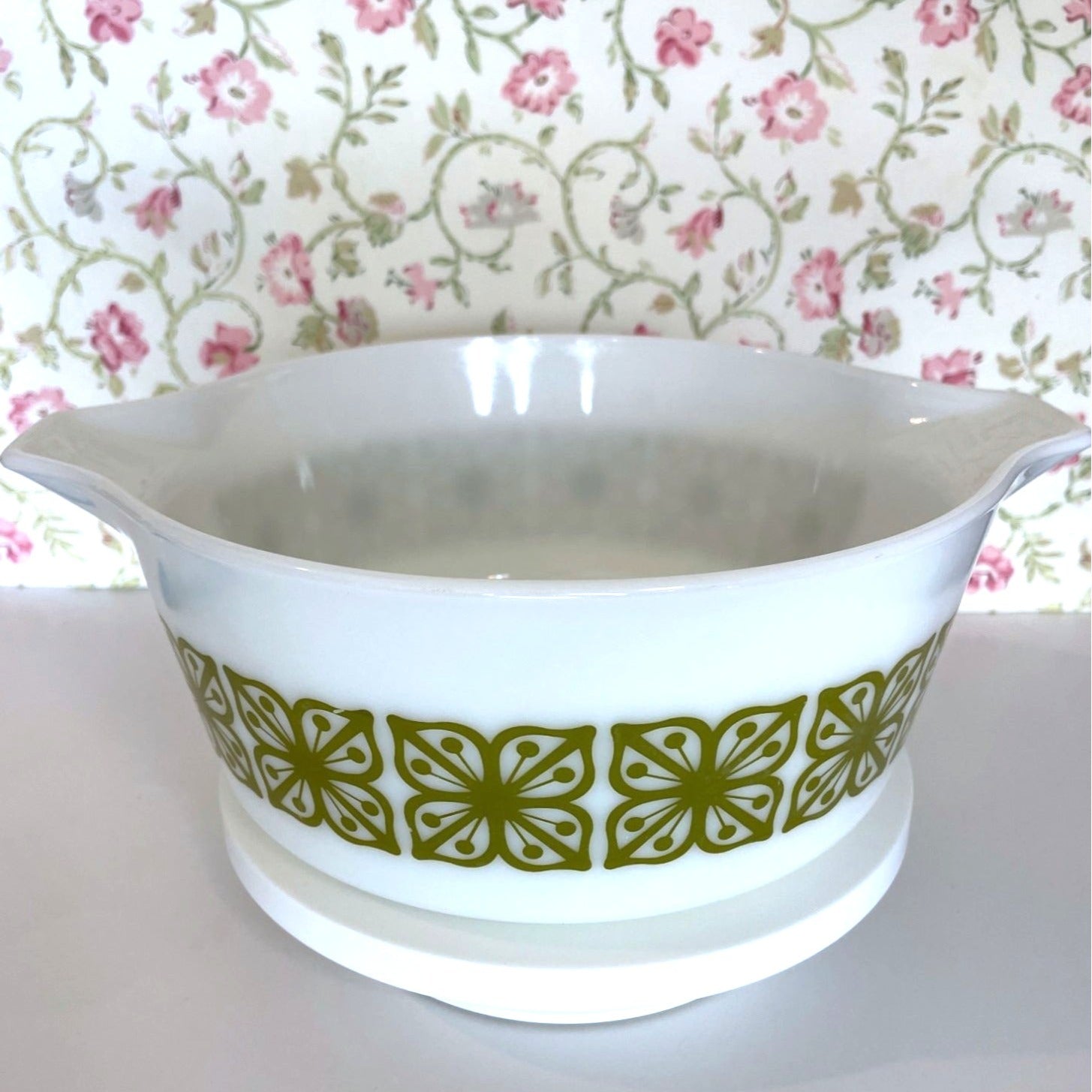 Pyrex Square Flowers Verde online Casserole Set