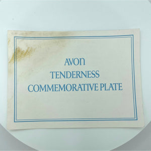 Avon Tenderness Commemorative Plate - Pontesa Ironstone 1974