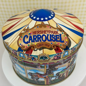 Hershey's Hometown Series Canister #13, Hersheypark Carrousel Round Tin