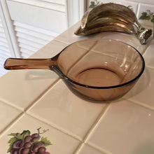 Load image into Gallery viewer, Corning Visions .05L Amber Glass Sauce Pan, Glass Corningware Pot