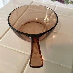 Corning Visions .05L Amber Glass Sauce Pan, Glass Corningware Pot