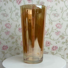 Load image into Gallery viewer, Vintage Marigold/Peach Lusterware Pitcher and Matching Tumblers