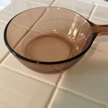 Load image into Gallery viewer, Corning Visions .05L Amber Glass Sauce Pan, Glass Corningware Pot