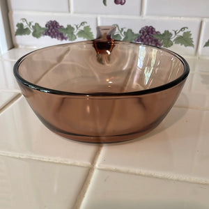 Corning Visions .05L Amber Glass Sauce Pan, Glass Corningware Pot