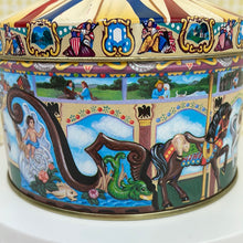Load image into Gallery viewer, Hershey&#39;s Hometown Series Canister #13, Hersheypark Carrousel Round Tin