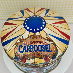 Hershey's Hometown Series Canister #13, Hersheypark Carrousel Round Tin