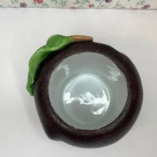 Load image into Gallery viewer, Vintage Ceramic Plum Harvest Medley Candleholder by Party Lite