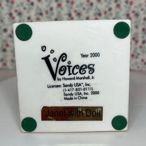 VOICES by Howard Marshall Jr. "Janet with Doll" Figurine