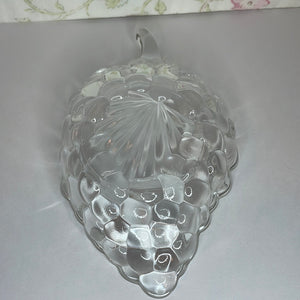 Federal Glass Grape Candy/Trinket Dish or Relish Tray