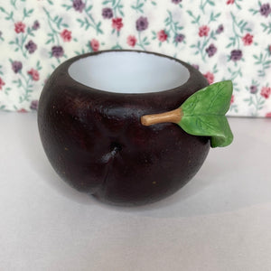 Vintage Ceramic Plum Harvest Medley Candleholder by Party Lite