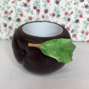 Vintage Ceramic Plum Harvest Medley Candleholder by Party Lite