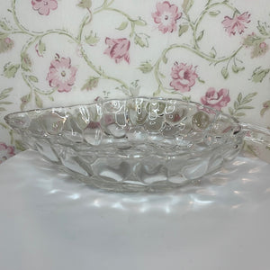 Federal Glass Grape Candy/Trinket Dish or Relish Tray