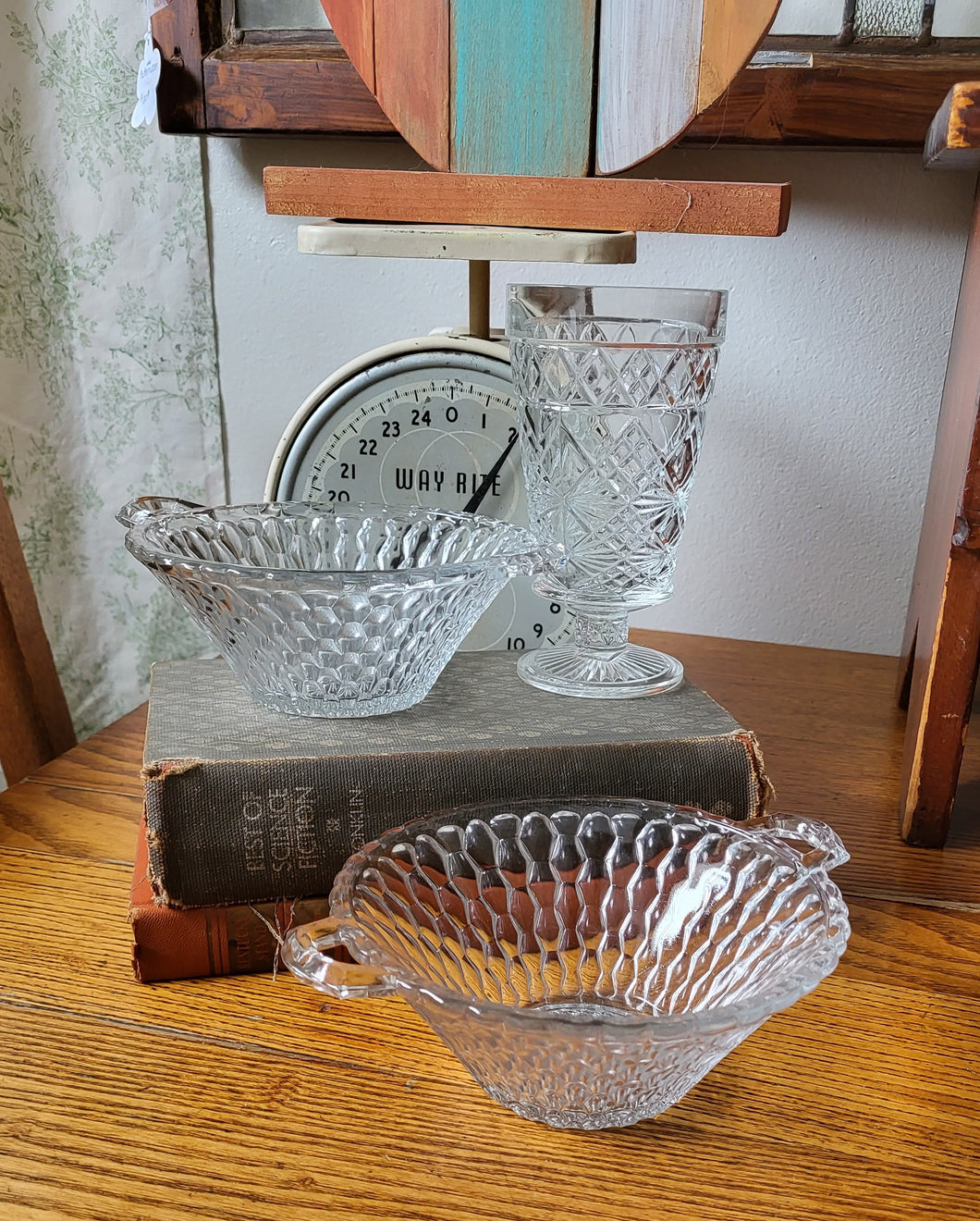 1960's Indiana Glass Honeycomb Candy Dish