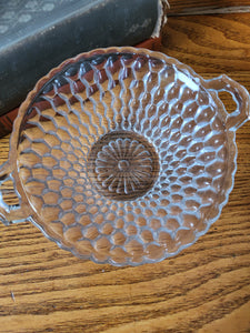 1960's Indiana Glass Honeycomb Candy Dish