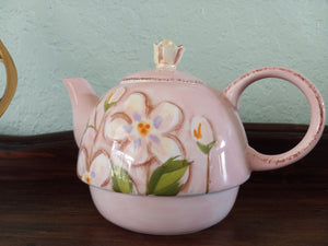 Vintage Apple Blossom Teapot