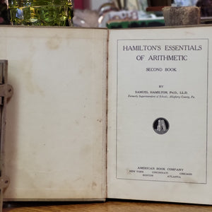 Vintage Book - Hamilton's Essentials of Arithmetic, Lower Grades