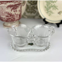 Load image into Gallery viewer, Chesterfield Sugar and Creamer Set with Tray, Godinger Silver Art Co.