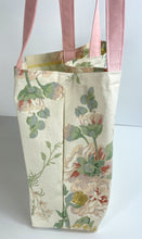 Load image into Gallery viewer, Canvas Grocery Tote in Pink Floral