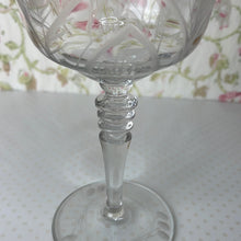 Load image into Gallery viewer, Mosque Rose Etched Glass Champagne Glass by Rock Sharp