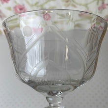 Load image into Gallery viewer, Mosque Rose Etched Glass Champagne Glass by Rock Sharp