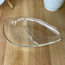 Load image into Gallery viewer, Mid Century Modern Glass Serving Dish/Relish Tray with Divider
