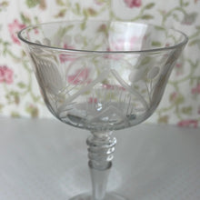 Load image into Gallery viewer, Mosque Rose Etched Glass Champagne Glass by Rock Sharp