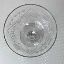 Load image into Gallery viewer, Mosque Rose Etched Glass Champagne Glass by Rock Sharp