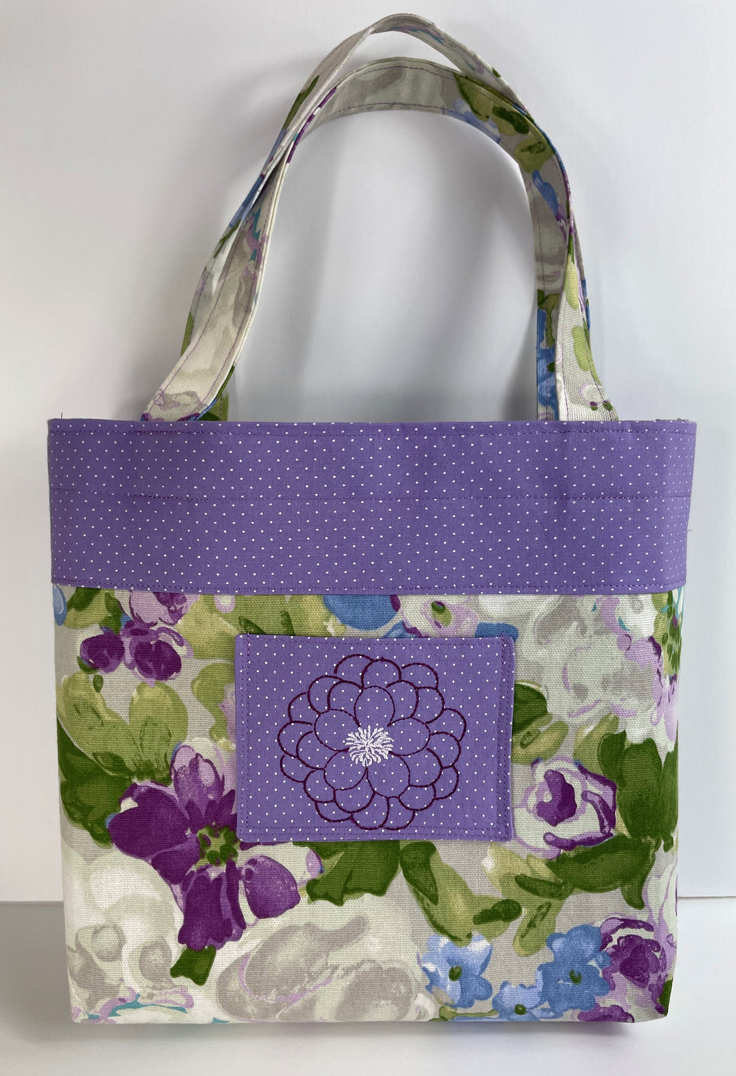 Cute Canvas Tote with Waterproof Lining