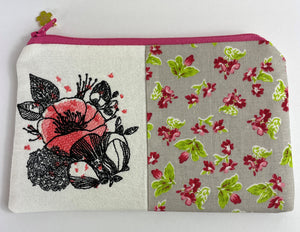 Embroidered Zipper Pouches